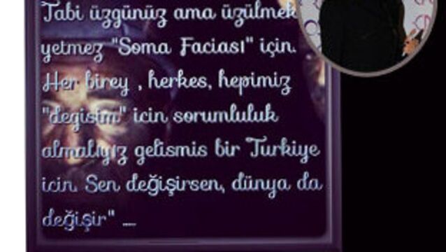 Acısını paylaştı...