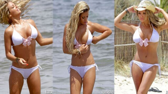 Bianca'dan bikini şov
