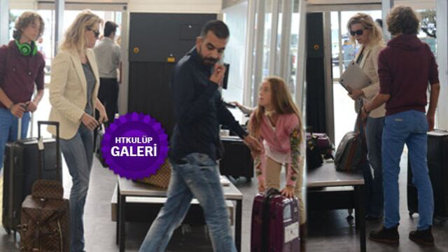 Çocuklarını Paris'e götürdü
