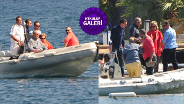 Çiller'in Bodrum keyfi