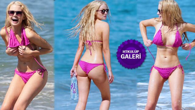 Malibu'da sıcak çekim