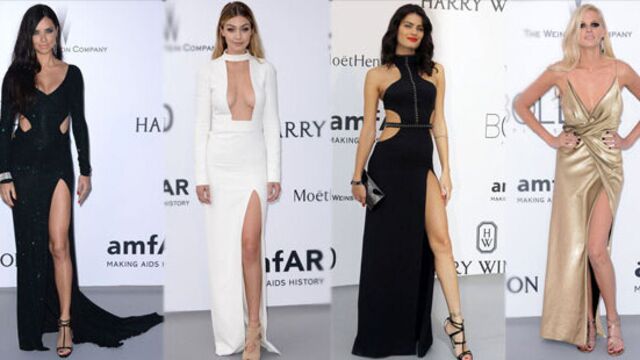 Cannes'da amfAR zarafeti