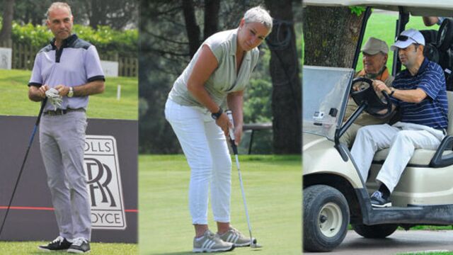 Heyecan dolu golf turnuvası