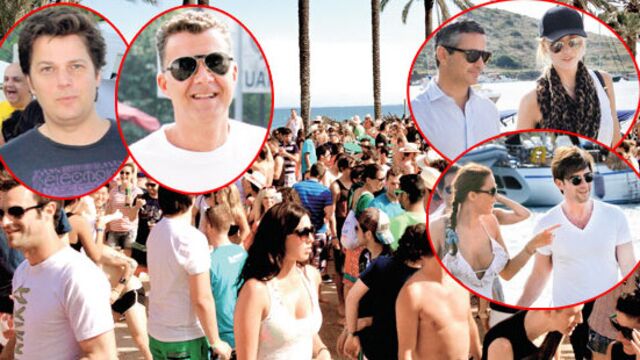 Ibiza’da partilediler