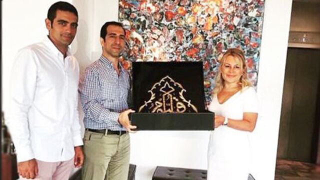 Sabancı'ya kutsal hediye
