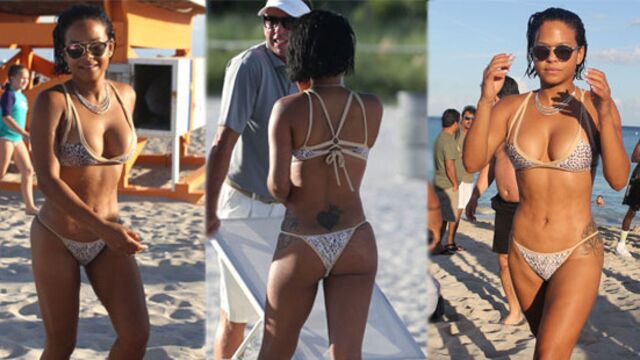 Miami'de bir güzel...