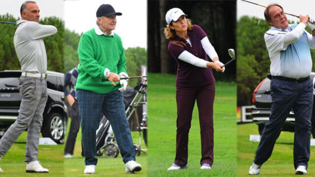 Golf tutkunu ünlüler...