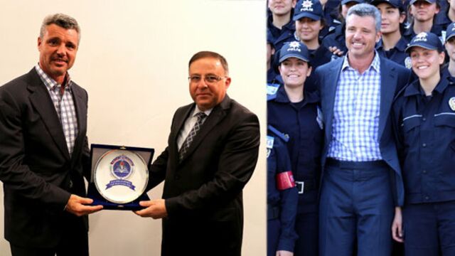Polis adaylarına moral verdi