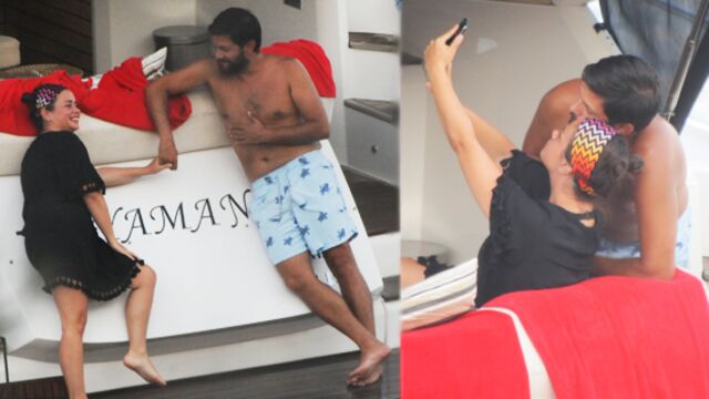 Teknede eğlenceli tatil