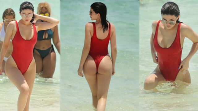 Kylie hayran bıraktı