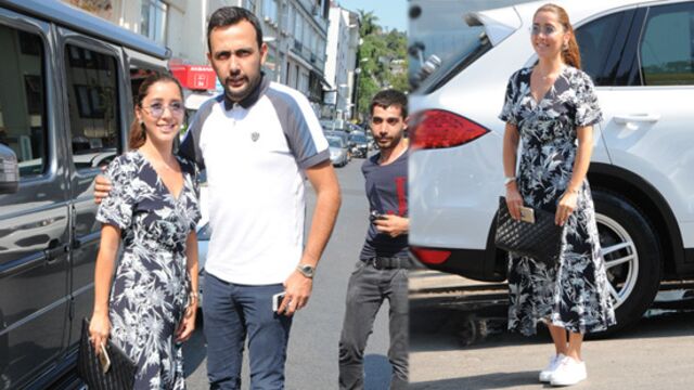 Nişanlısıyla hasret giderdi