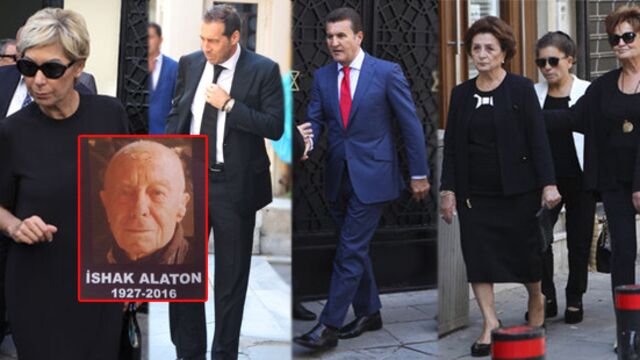 İshak Alaton'a son veda