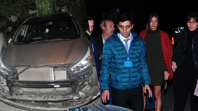 Yasemin Özilhan'ı korkutan kaza
