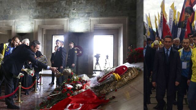 Koç, 3 bin Fenerbahçeli ile Anıtkabir’de