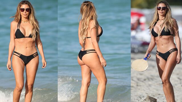 Plajda seksi şov
