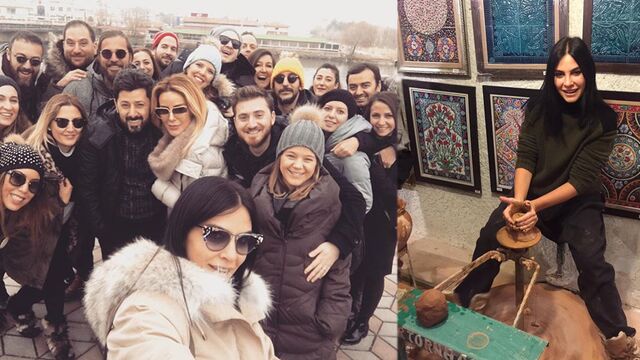 Neslişah çömlek yaptı