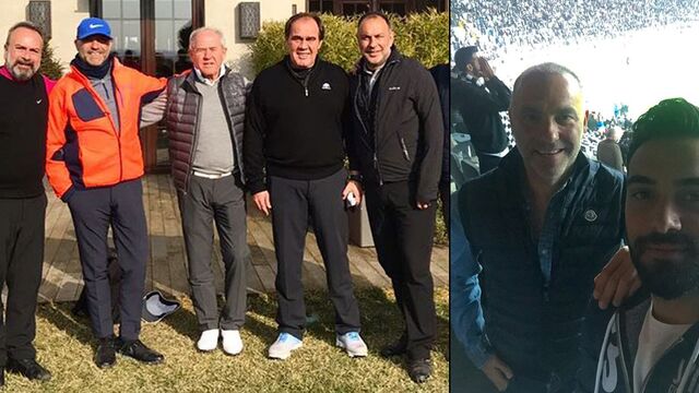 Antalya'da golf İstanbul'da futbol