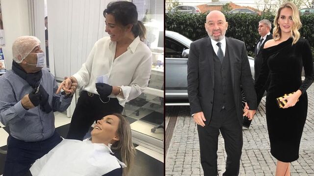 Masis çiftinin 'diş' mutluğu