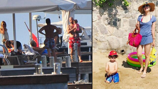 İki çocuklu tatil...