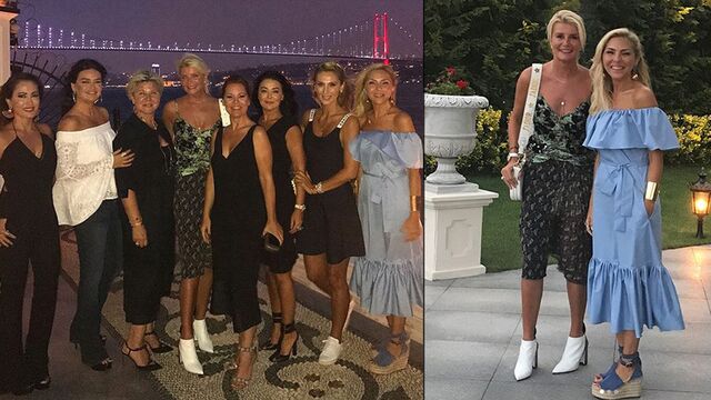 Boğaz'da veda yemeği...