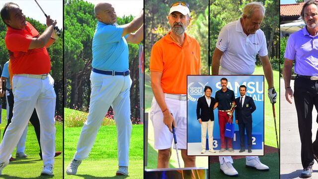 Golfçüler sahada...