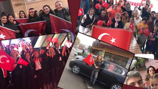 Cumhuriyet coşkusu...