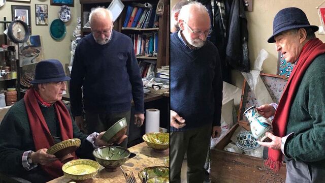 Çini sanatına merak sardı
