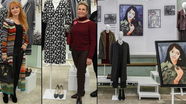 Kürk Mantolu Madonna sergisini gezdiler