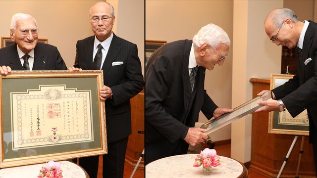 Gökyiğit'e Japonya Devlet Nişanı