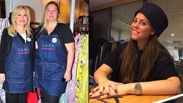 Sinem Akay, önlükleriyle anıldı