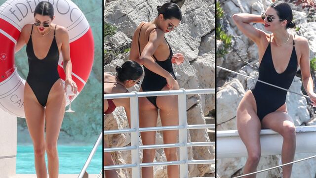 Kendall Jenner tatilde...
