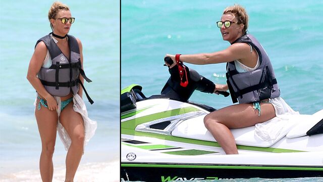 Spears'tan jet-ski şov