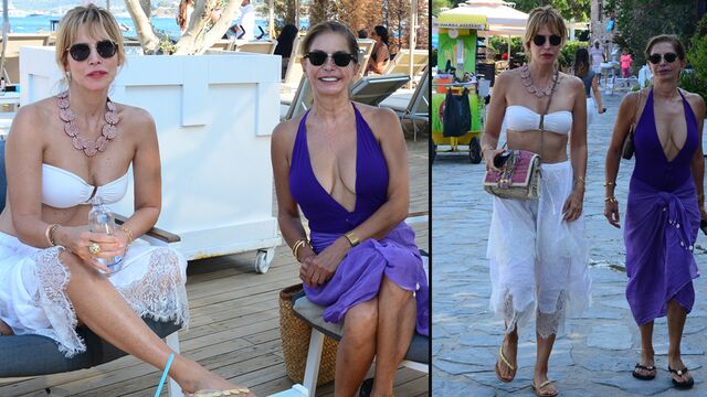 Anne kız Bodrum'da buluştu
