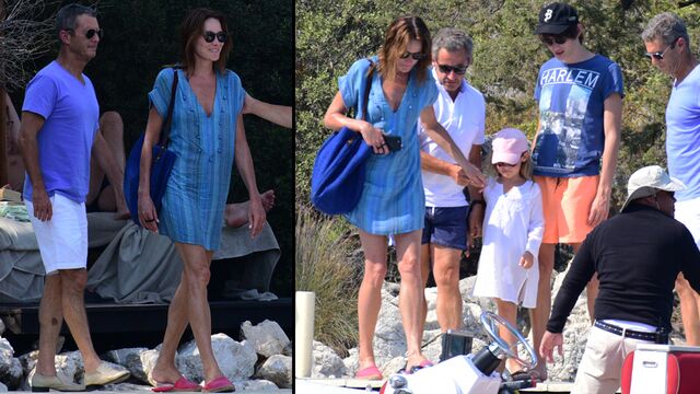 Sarkozy çifti Bodrum'da...