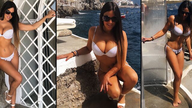 Amalfi kıyılarında tatilde