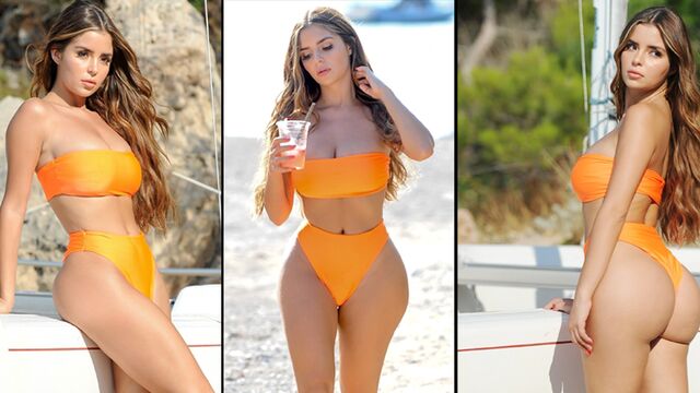 Ibiza'da tatil pozları...