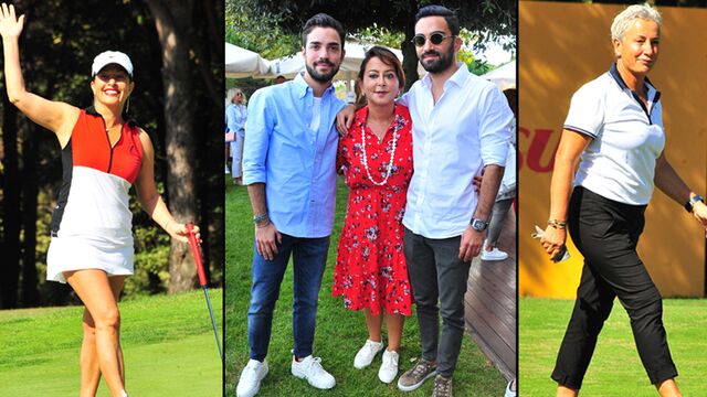 Usta golfçüler sahaya indi...