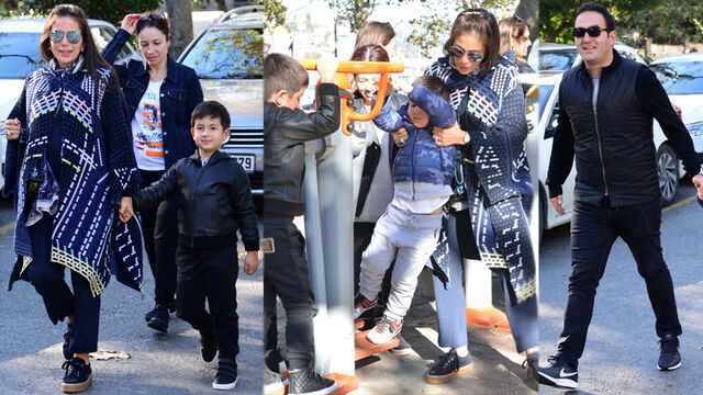 Köseoğlu çiftinin park mesaisi...