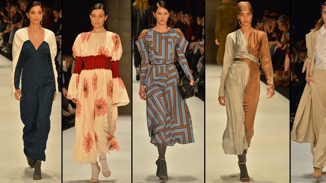 Fashion Week'te moda şov...