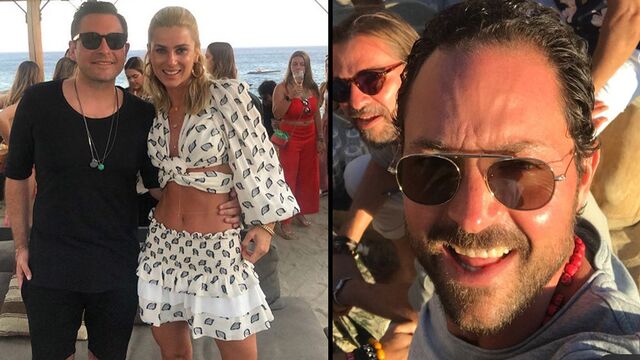 Mykonos'ta renkli parti...
