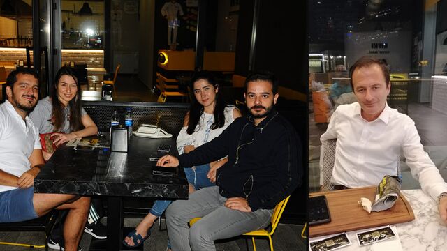 Lezzetleri açılışta tattılar...