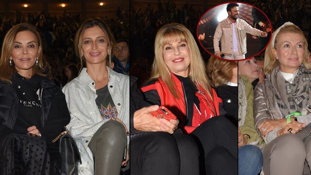 Sosyete Tarkan konserinde buluştu...