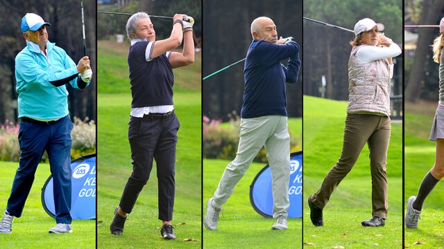 Golf tutkunları bir arada...