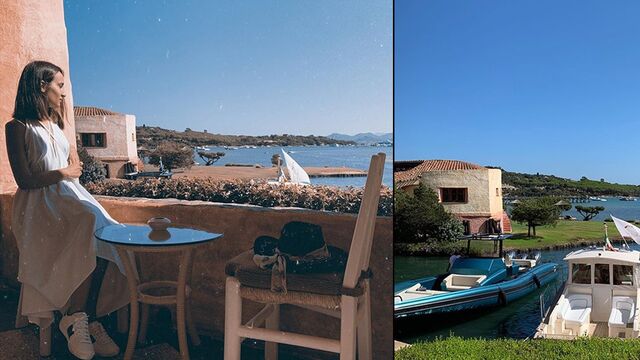 Melisa'dan tatil pozu...