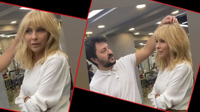 Kahkül modasına uydu...
