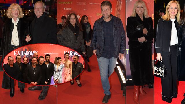 Sosyete film galasında...