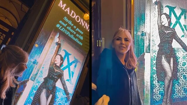 Sabancı, Madonna'yı izledi