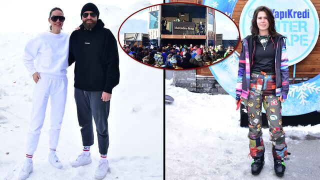Eğlenceyi Erciyes'e taşıdılar