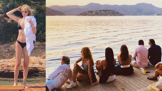 Bodrum'da dostlarla günbatımı...