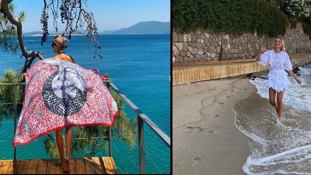 Ege'de eğlenceli pozlar